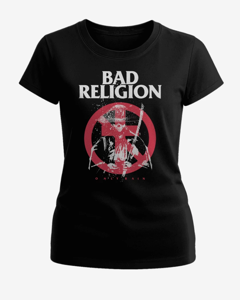 Polera de Mujer Negro de Bad Religion Only Rain