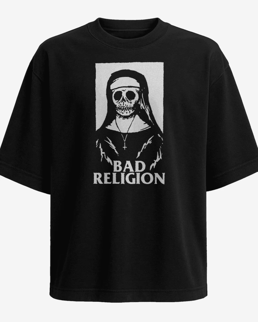 Polera Oversize Bad Religion Monja