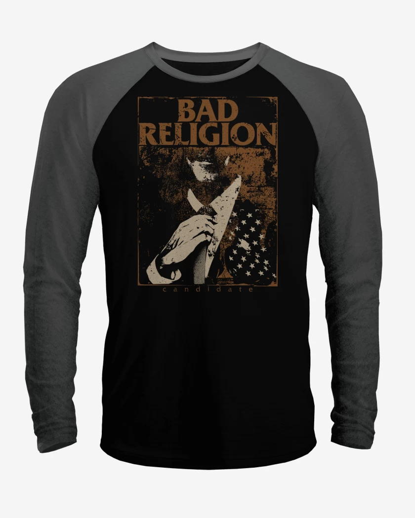 Polera Raglan Bad Religion Candidate