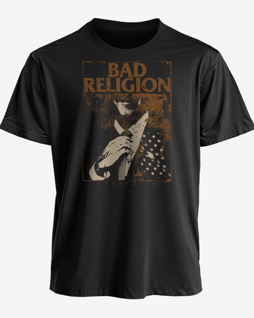 Polera premium Negro de Bad Religion Candidate