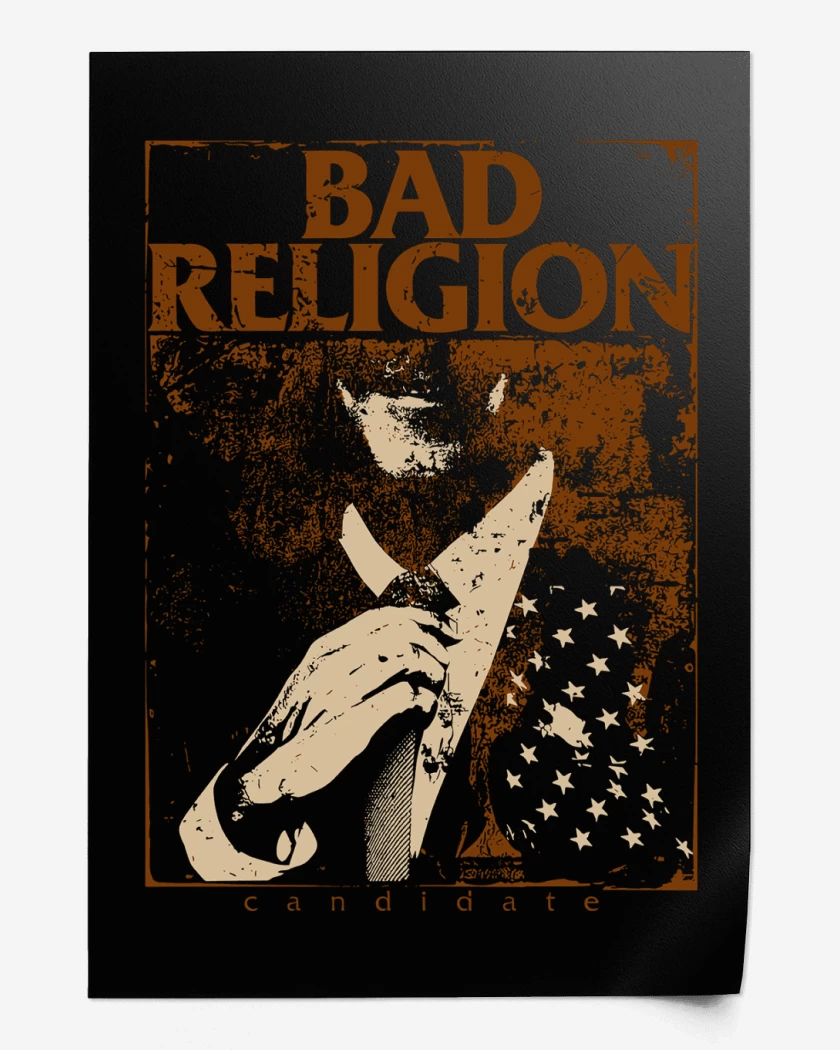 Print Bad Religion Candidate
