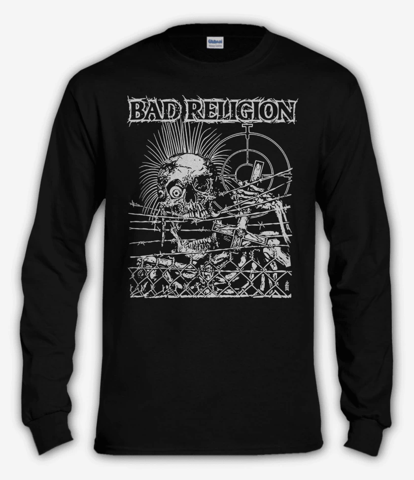 Polera manga larga Negro de Bad Religion Calavera