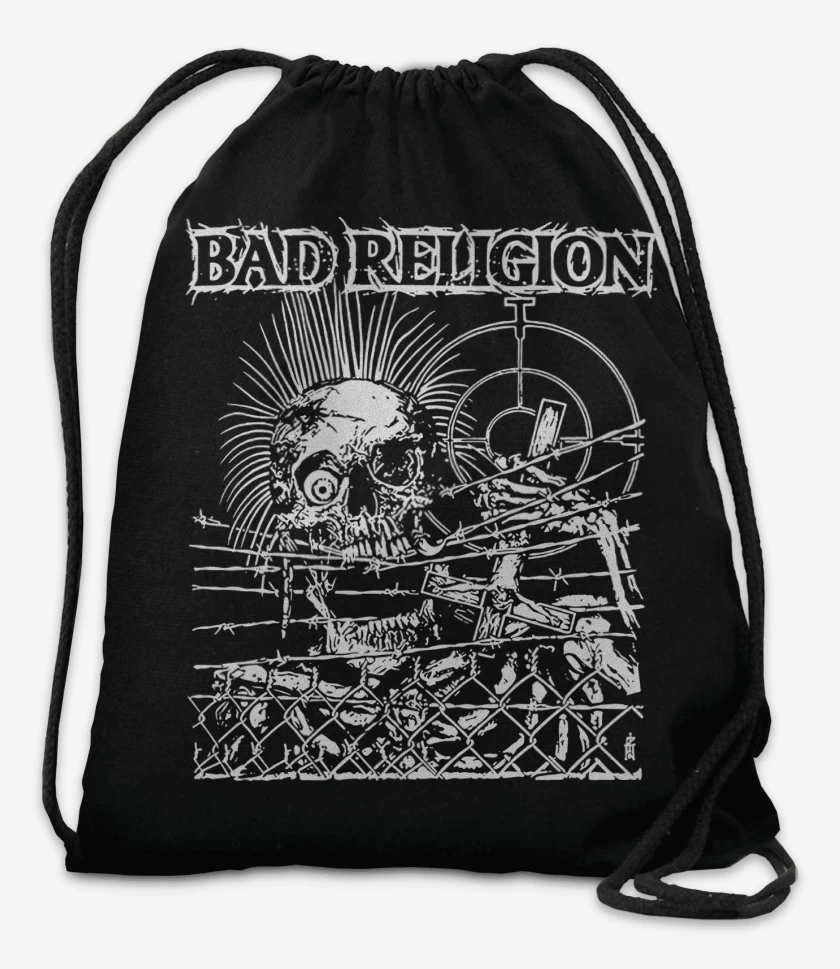 Mochila Negro de Bad Religion Calavera