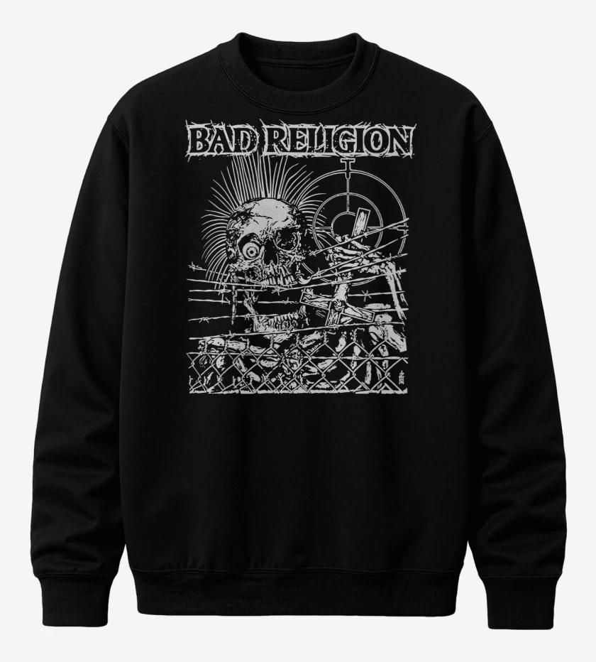 Poleron polo Bad Religion Calavera