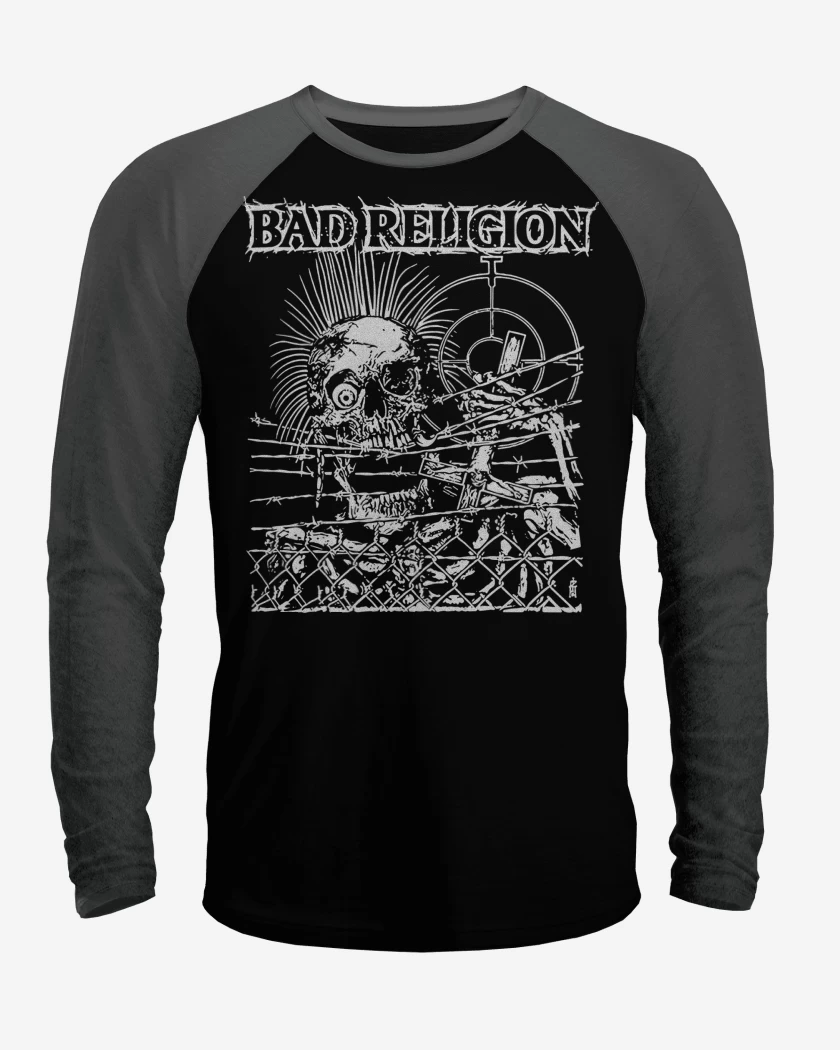 Polera Raglan Bad Religion Calavera