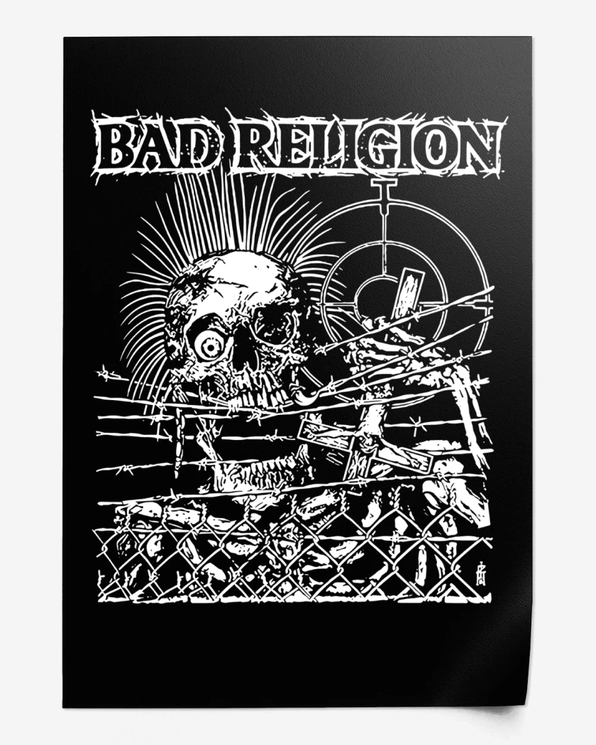 Print Bad Religion Calavera