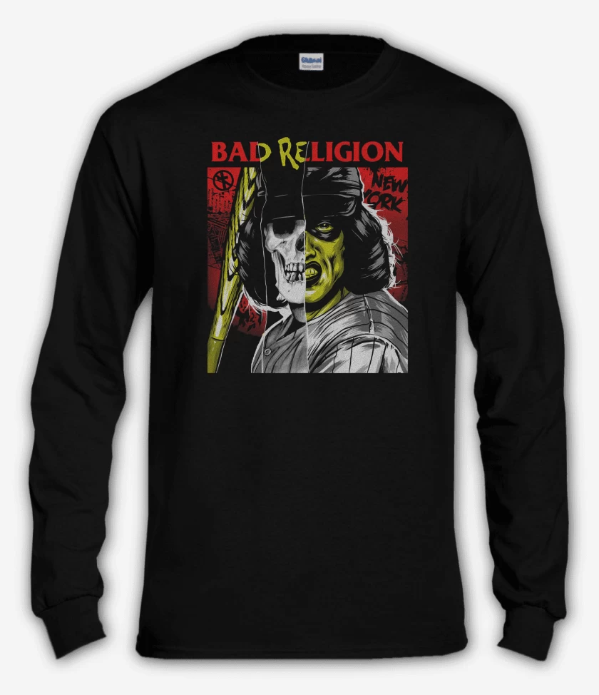 Polera manga larga Negro de Bad Religion The Warriors