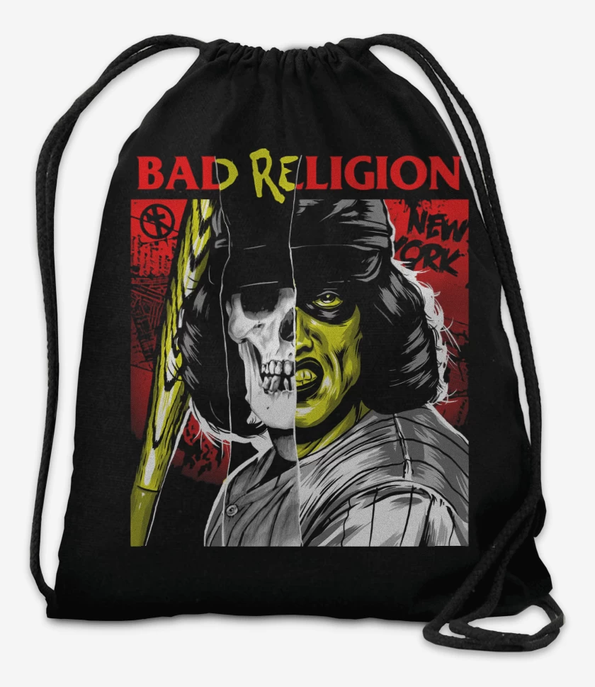 Mochila Negro de Bad Religion The Warriors