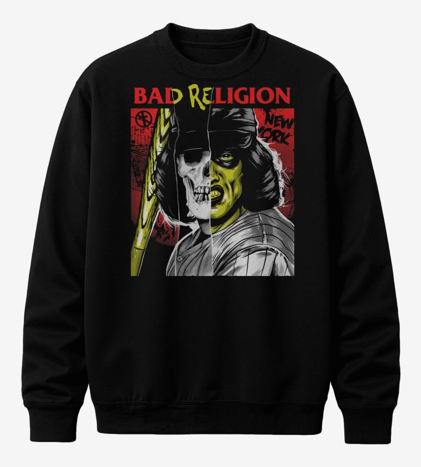Poleron polo Negro de Bad Religion The Warriors
