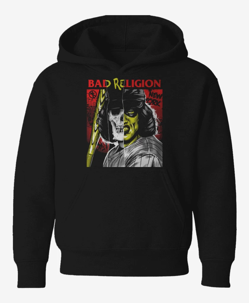 Poleron de niño Negro de Bad Religion The Warriors
