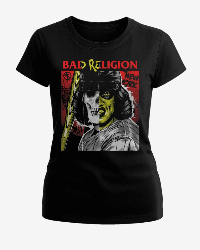 Polera de Mujer Negro de Bad Religion The Warriors