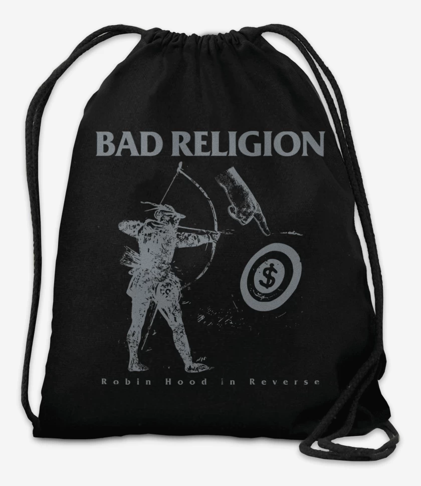 Mochila Negro de Bad Religion Robin Hood 