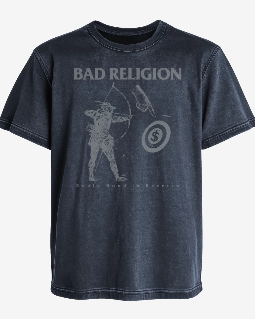 Polera desgastada Bad Religion Robin Hood 
