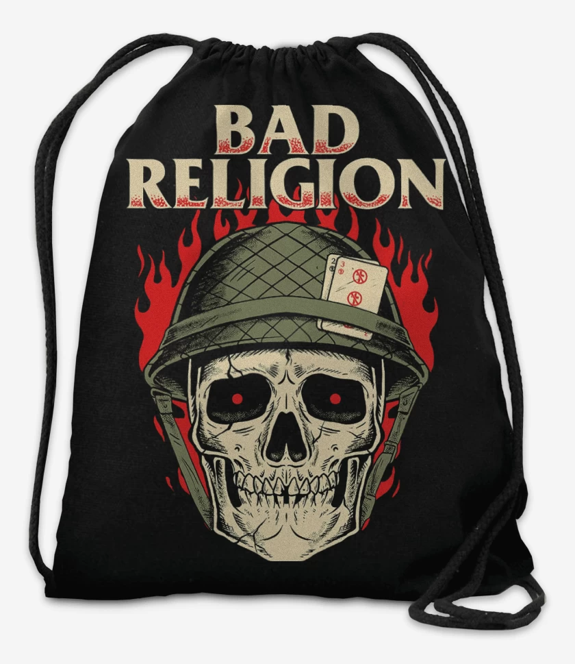 Mochila Negro de Bad Religion Soldier