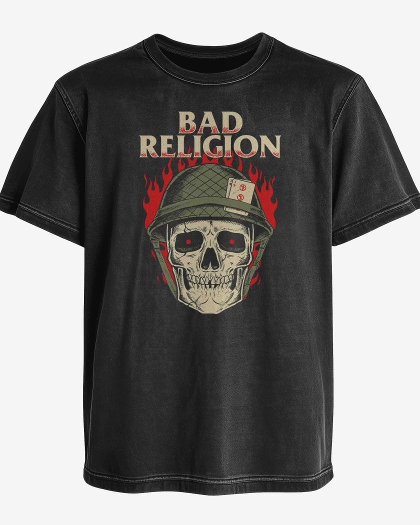 Polera desgastada Bad Religion Soldier