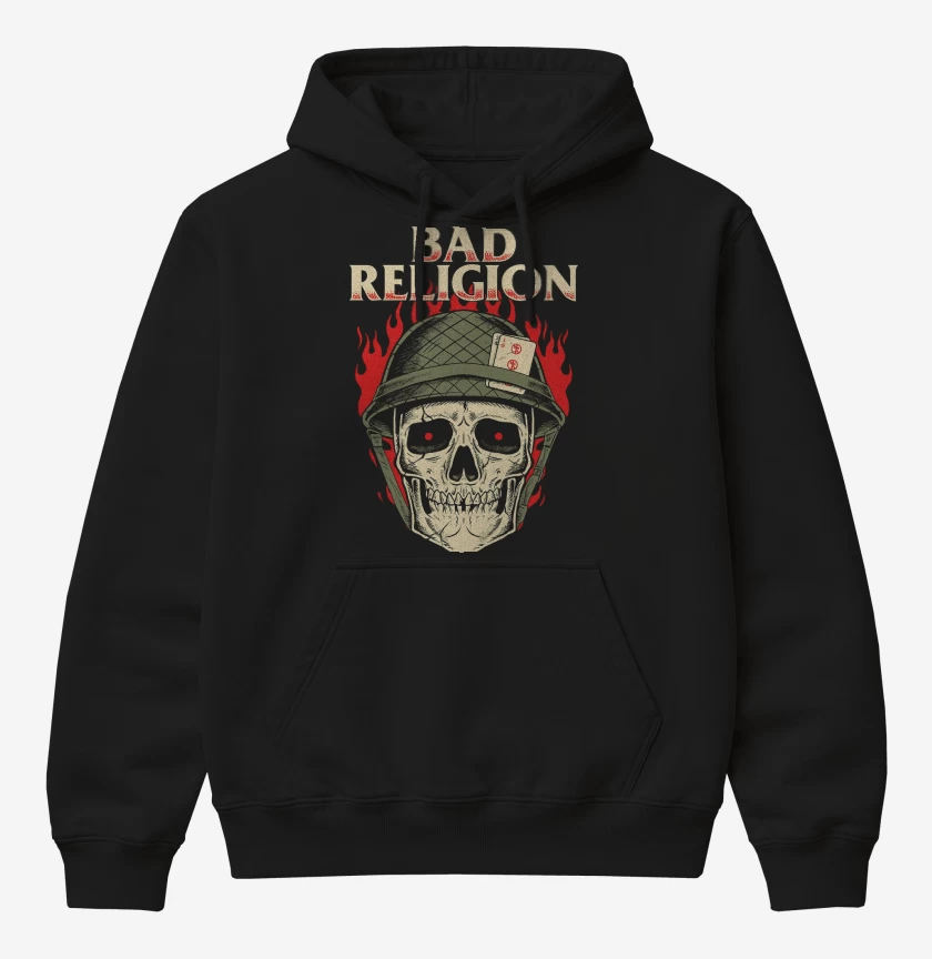 Poleron Canguro básico Bad Religion Soldier
