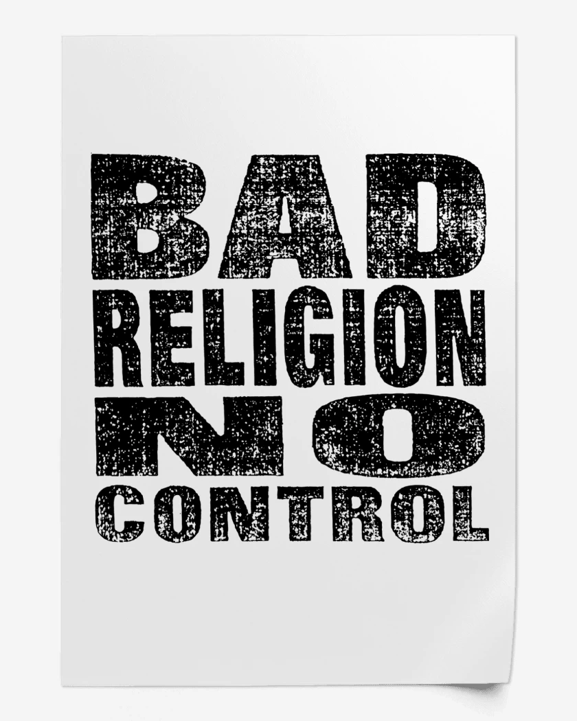 Print Bad Religion NoControl