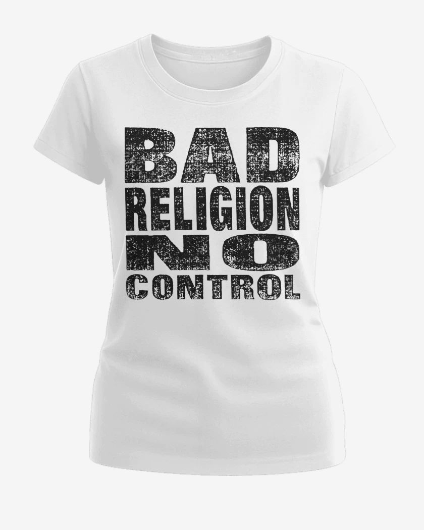 Polera de Mujer Blanco de Bad Religion NoControl