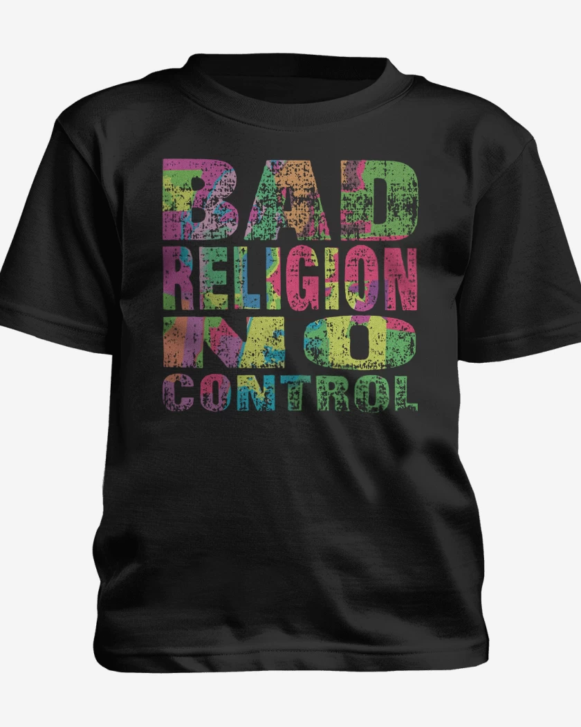 Polera de niño Negro de Bad Religion No Control