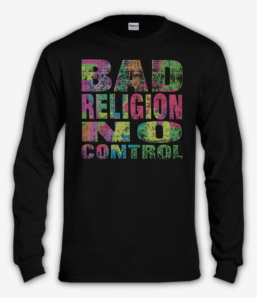 Polera manga larga Negro de Bad Religion No Control