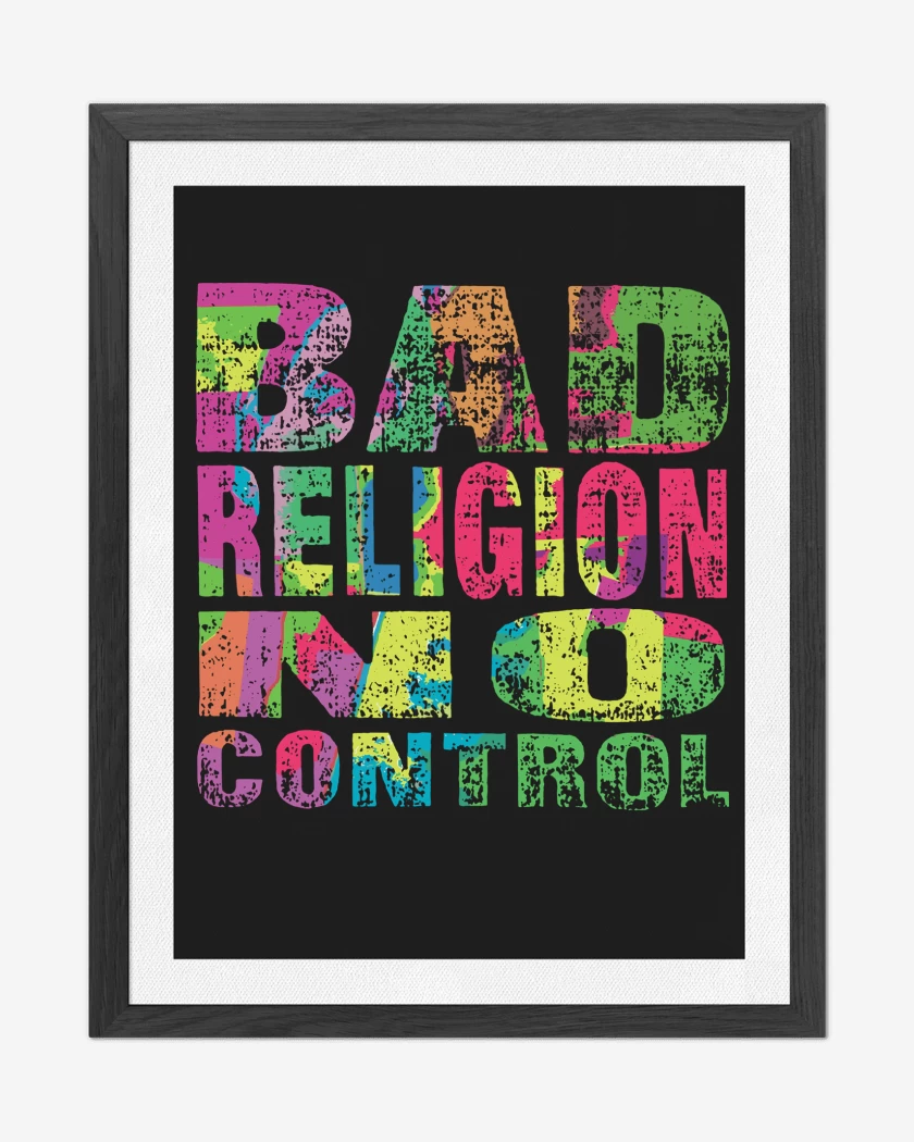 Cuadro decorativo Bad Religion No Control