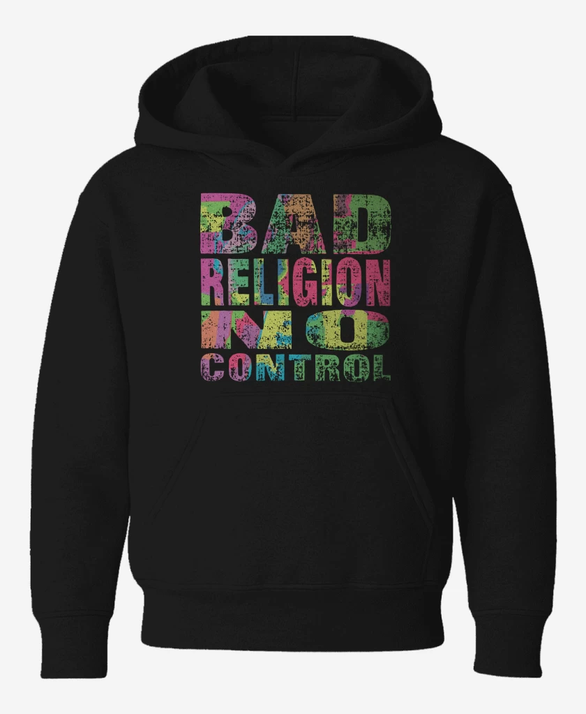 Poleron de niño Negro de Bad Religion No Control