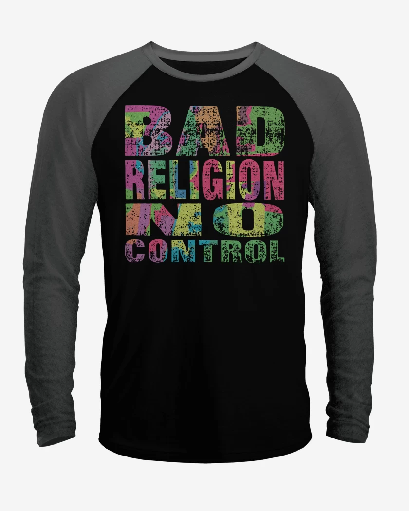 Polera Raglan Bad Religion No Control