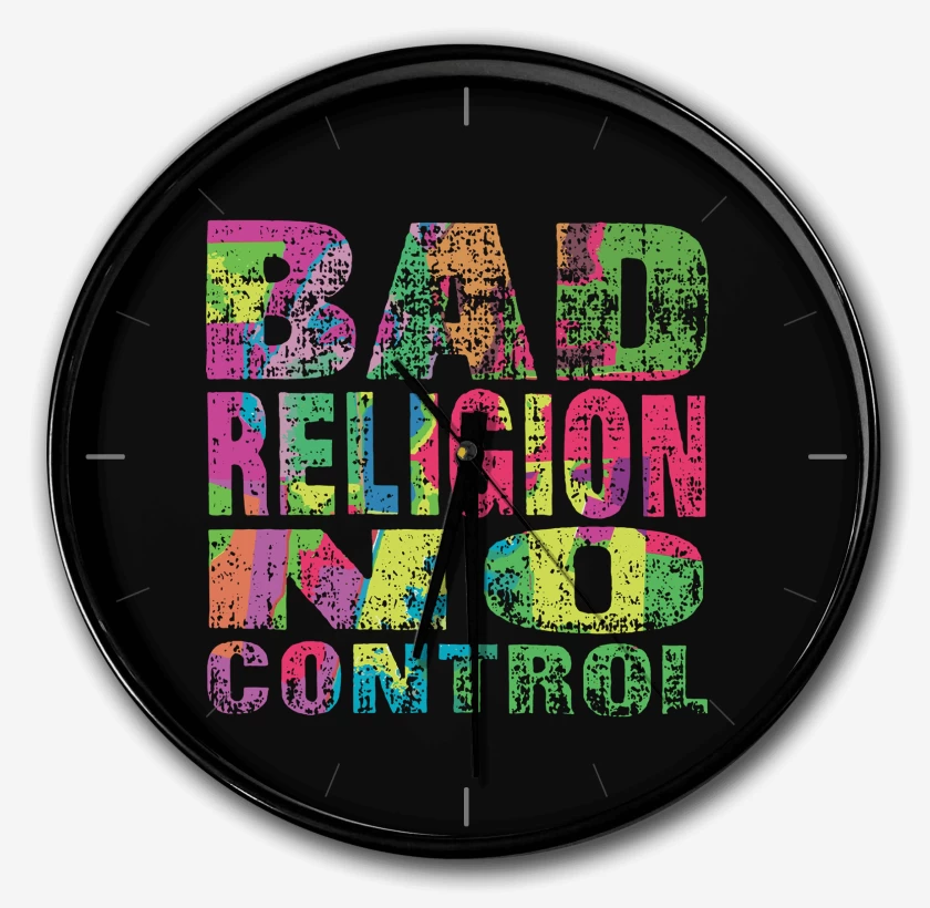 Reloj Negro de Bad Religion No Control