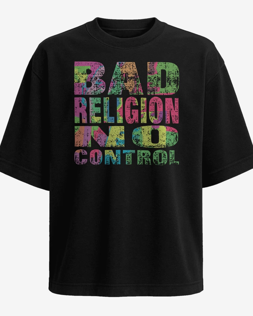 Polera Oversize Bad Religion No Control