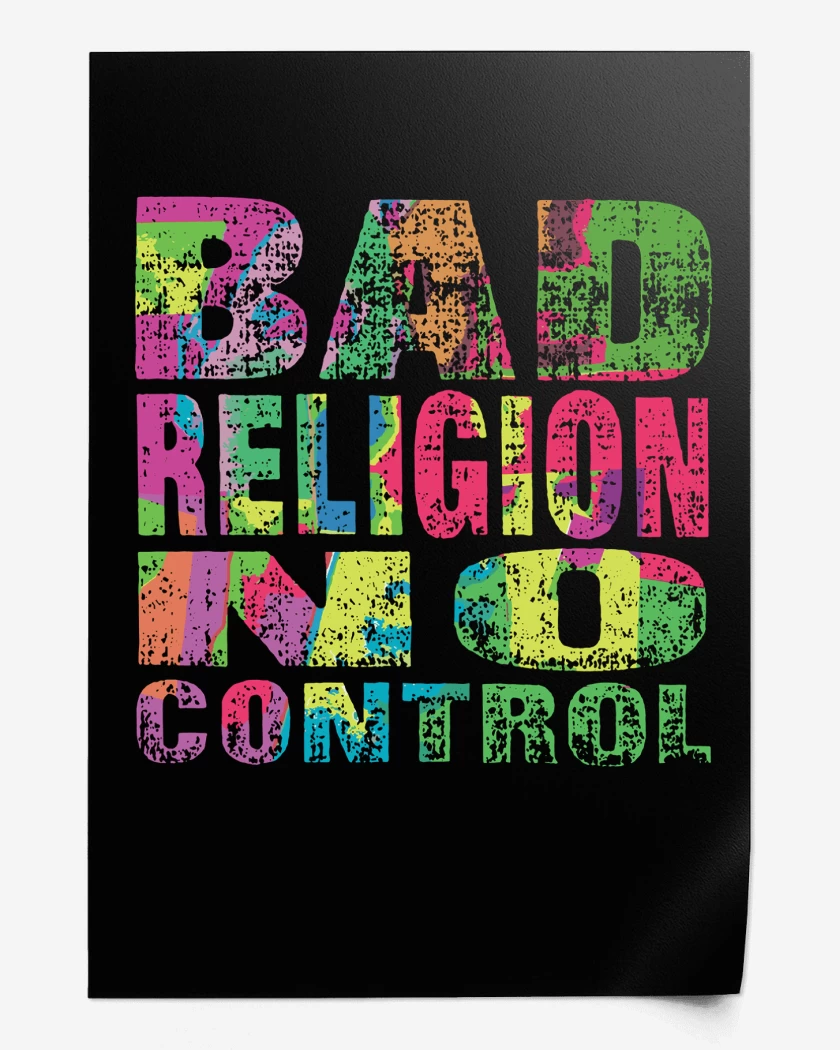 Print Bad Religion No Control