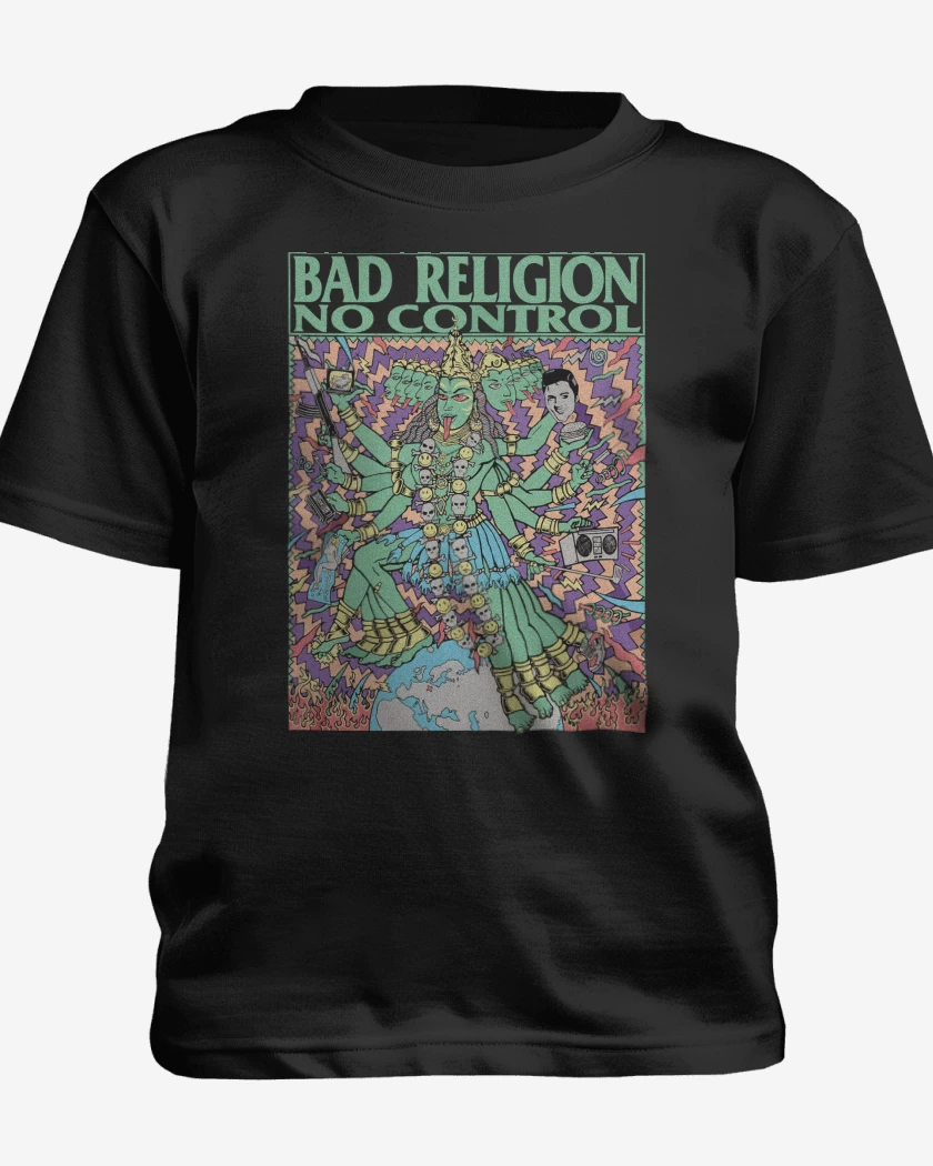 Polera de niño Negro de Bad Religion No Control Tour