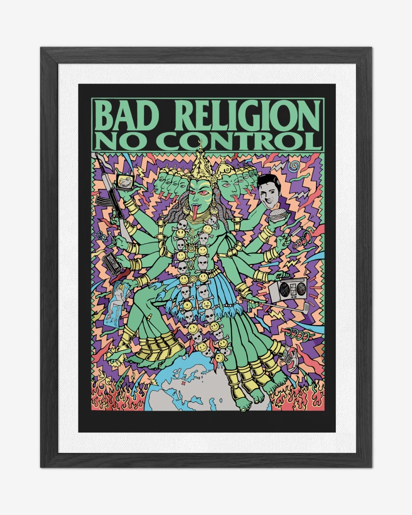 Cuadro decorativo Bad Religion No Control Tour