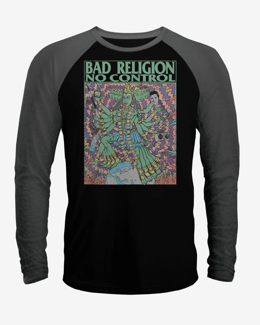 Polera Raglan Bad Religion No Control Tour