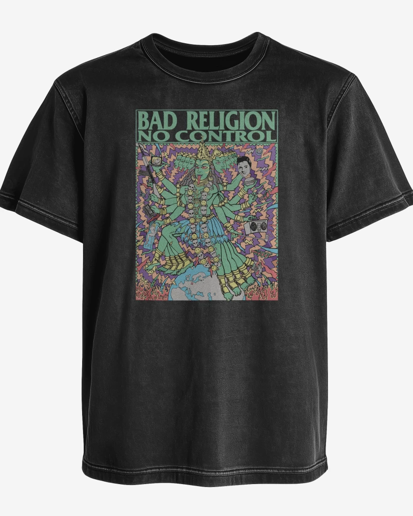 Polera desgastada Bad Religion No Control Tour