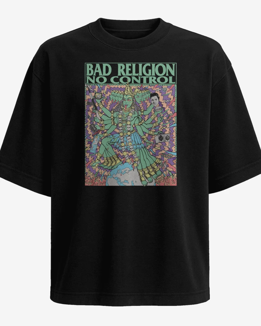 Polera Oversize Bad Religion No Control Tour
