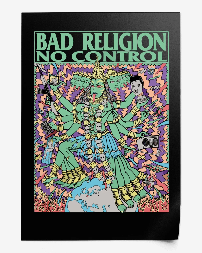 Print Bad Religion No Control Tour