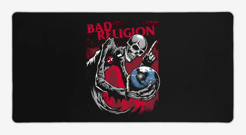 Mouse pad Gamer Negro de Bad Religion True