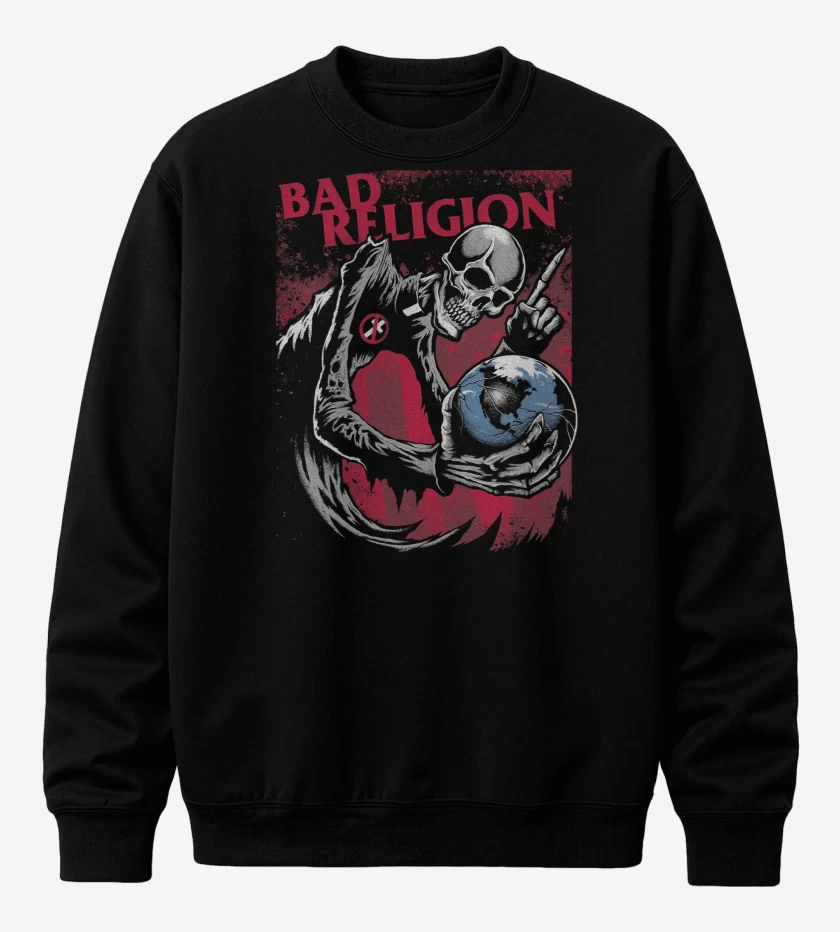 Poleron polo Negro de Bad Religion True