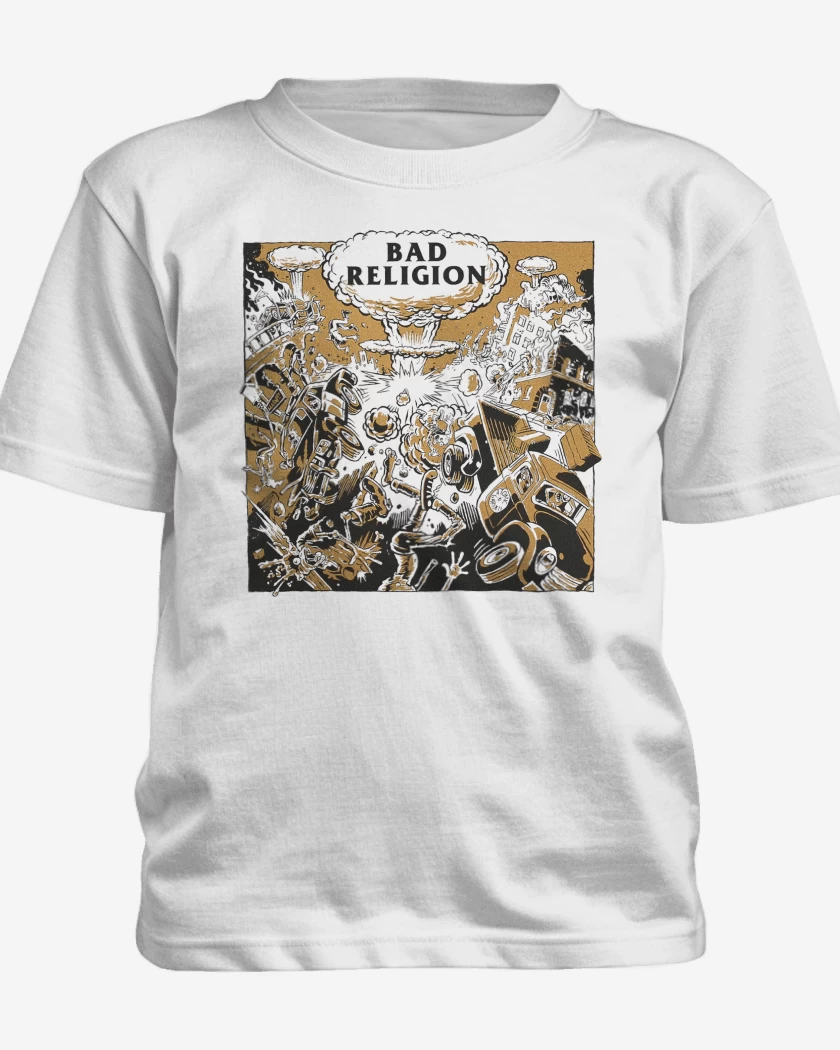 Polera de niño Blanco de Bad Religion Atomic Garden