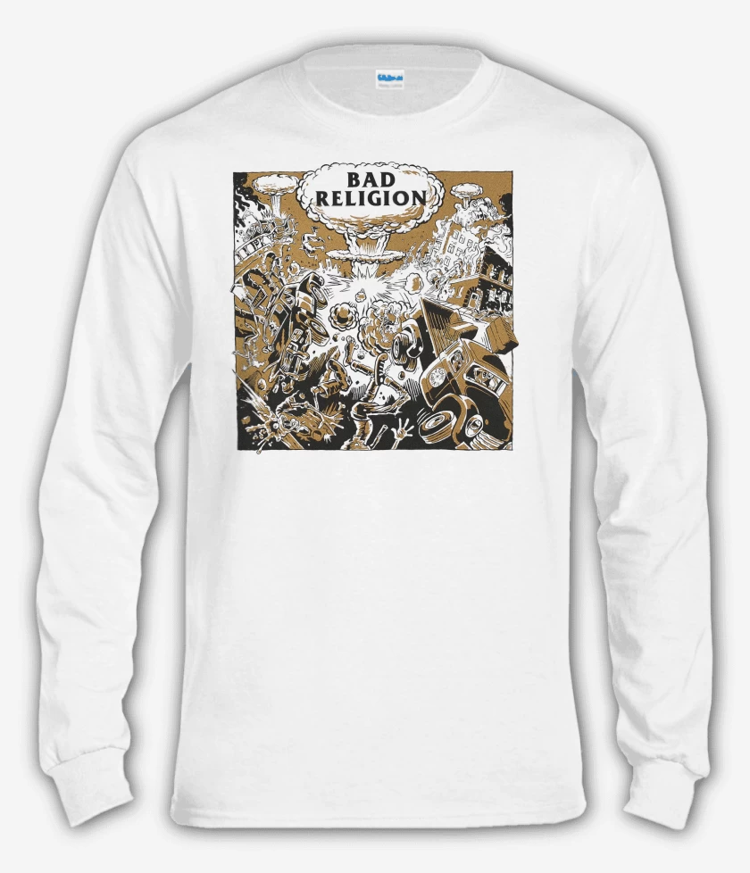 Polera manga larga Bad Religion Atomic Garden
