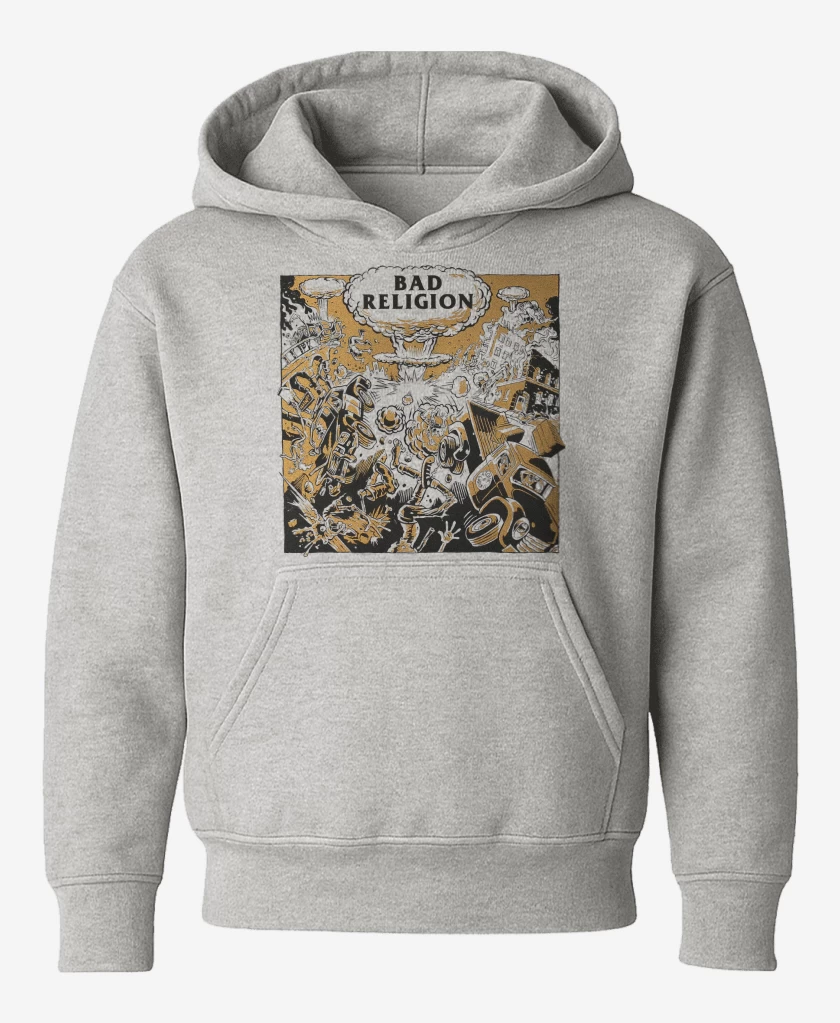 Poleron de niño Gris Melange de Bad Religion Atomic Garden
