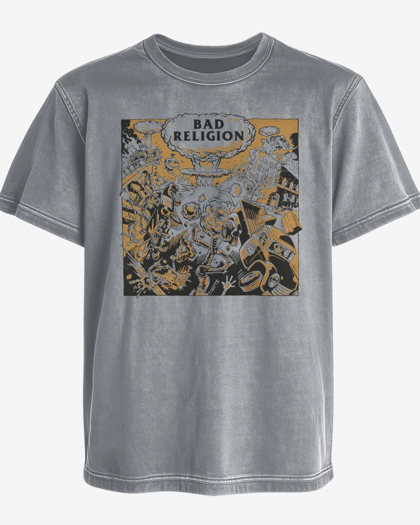 Polera desgastada Bad Religion Atomic Garden