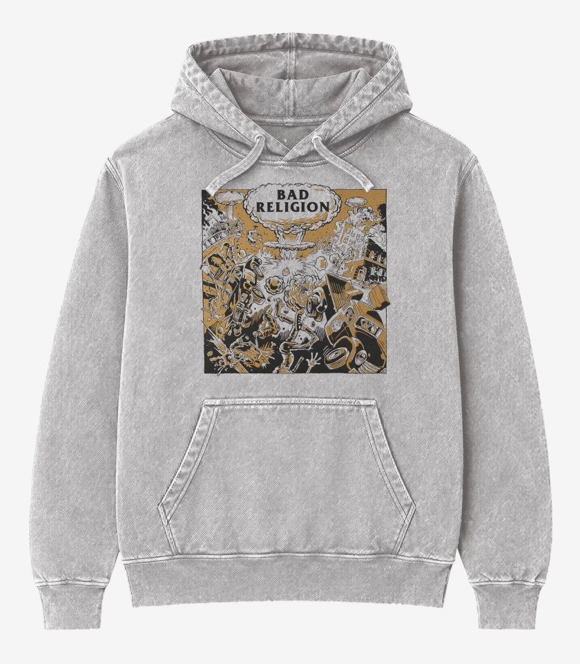 Poleron Canguro Acid Wash Bad Religion Atomic Garden