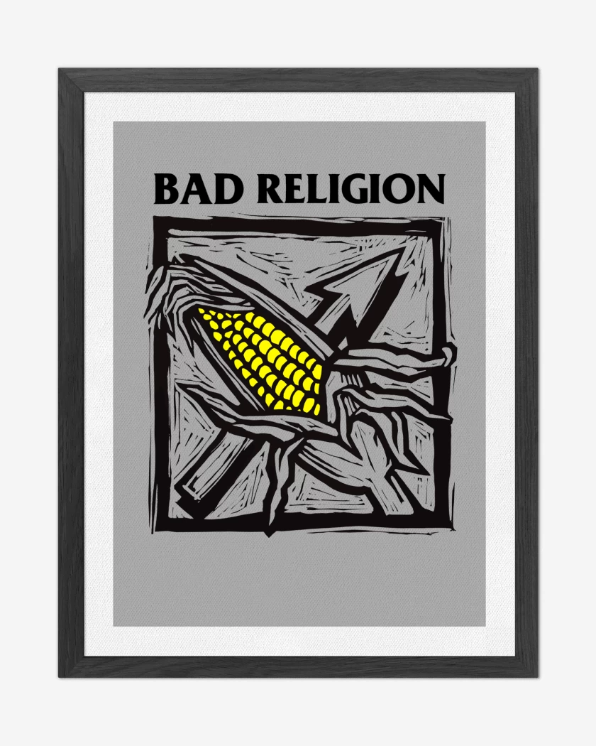 Cuadro decorativo Gris Melange de Bad Religion Against