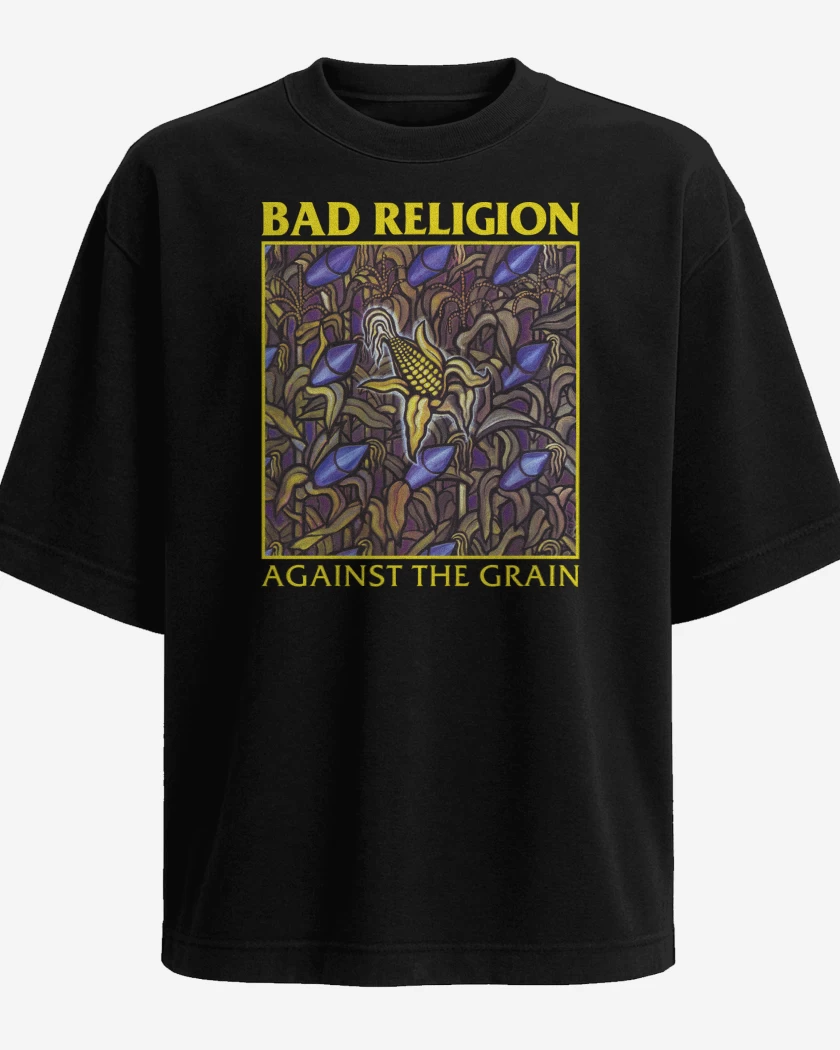 Polera Oversize Bad Religion Against the Grain