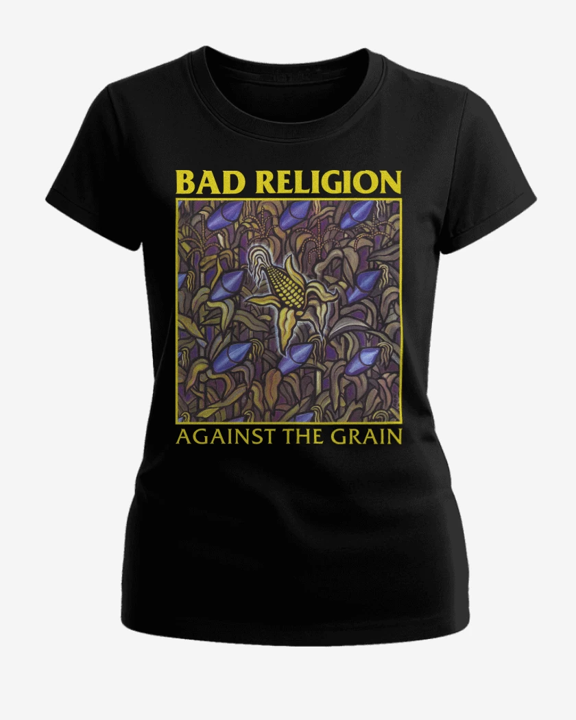 Polera de Mujer Negro de Bad Religion Against the Grain