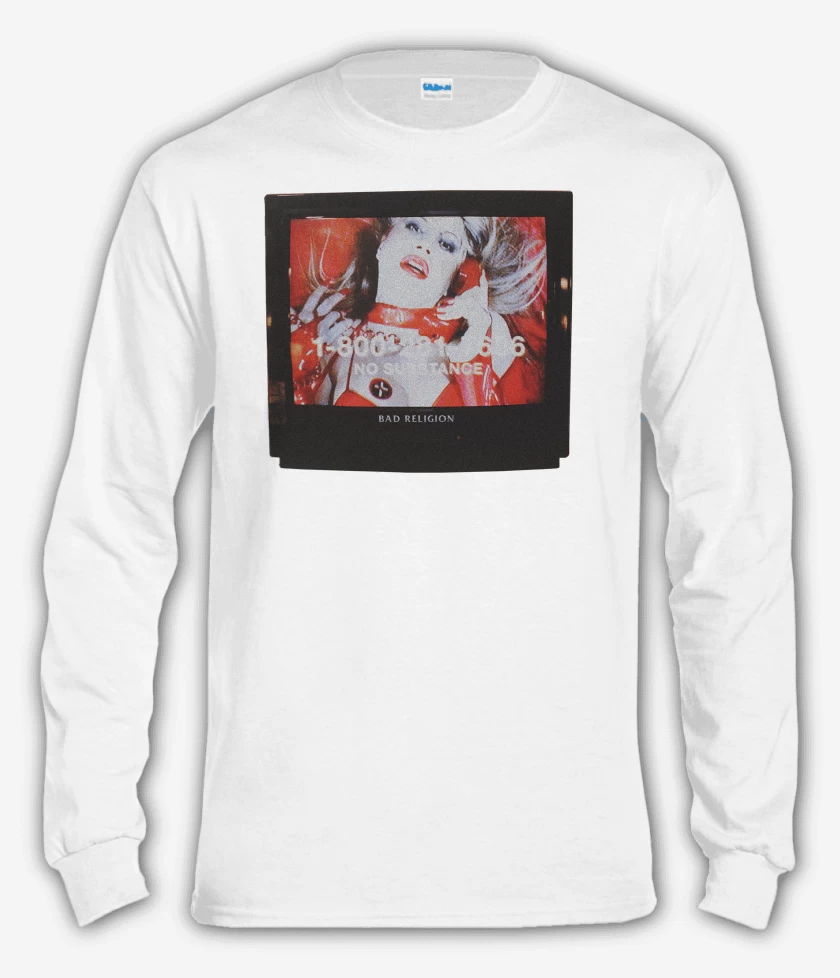 Polera manga larga Blanco de Bad Religion No Substance