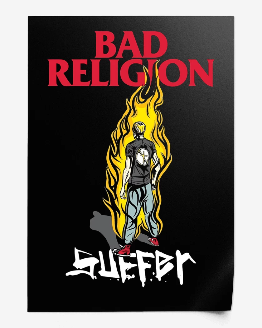 Print Bad Religion Suffer Kid v1