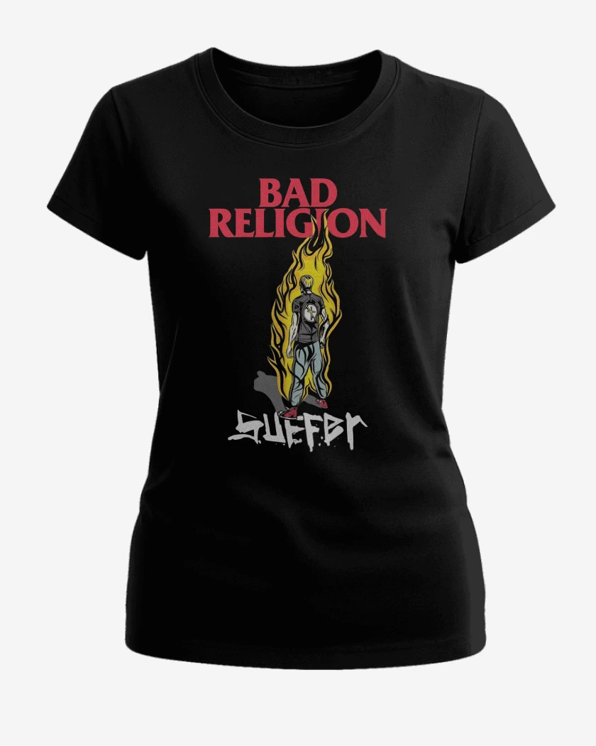 Polera de Mujer Bad Religion Suffer Kid v1