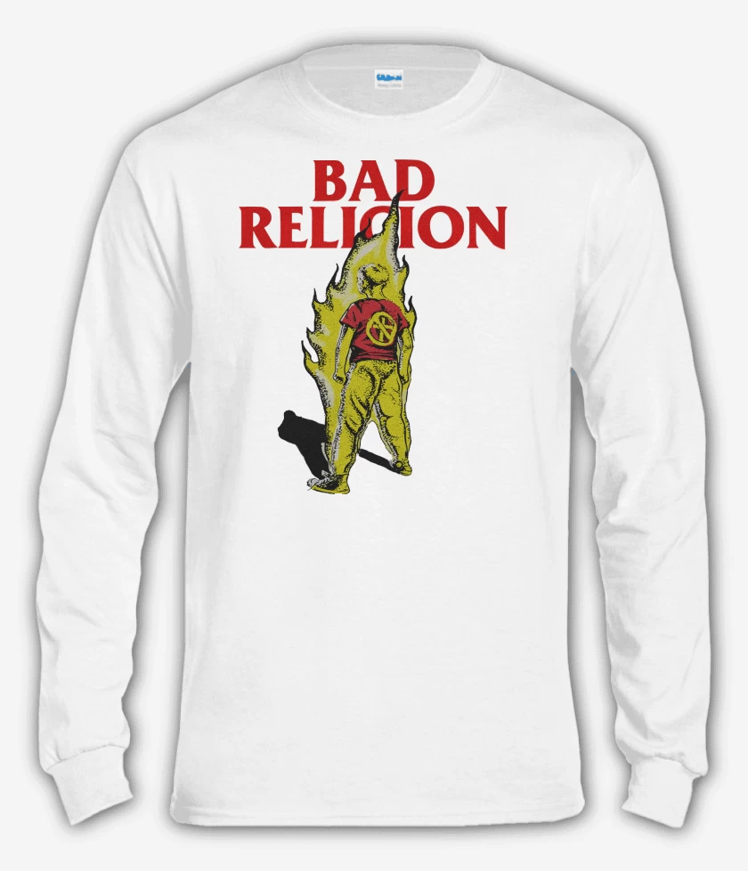Polera manga larga Blanco de Bad Religion Suffer Kid v2